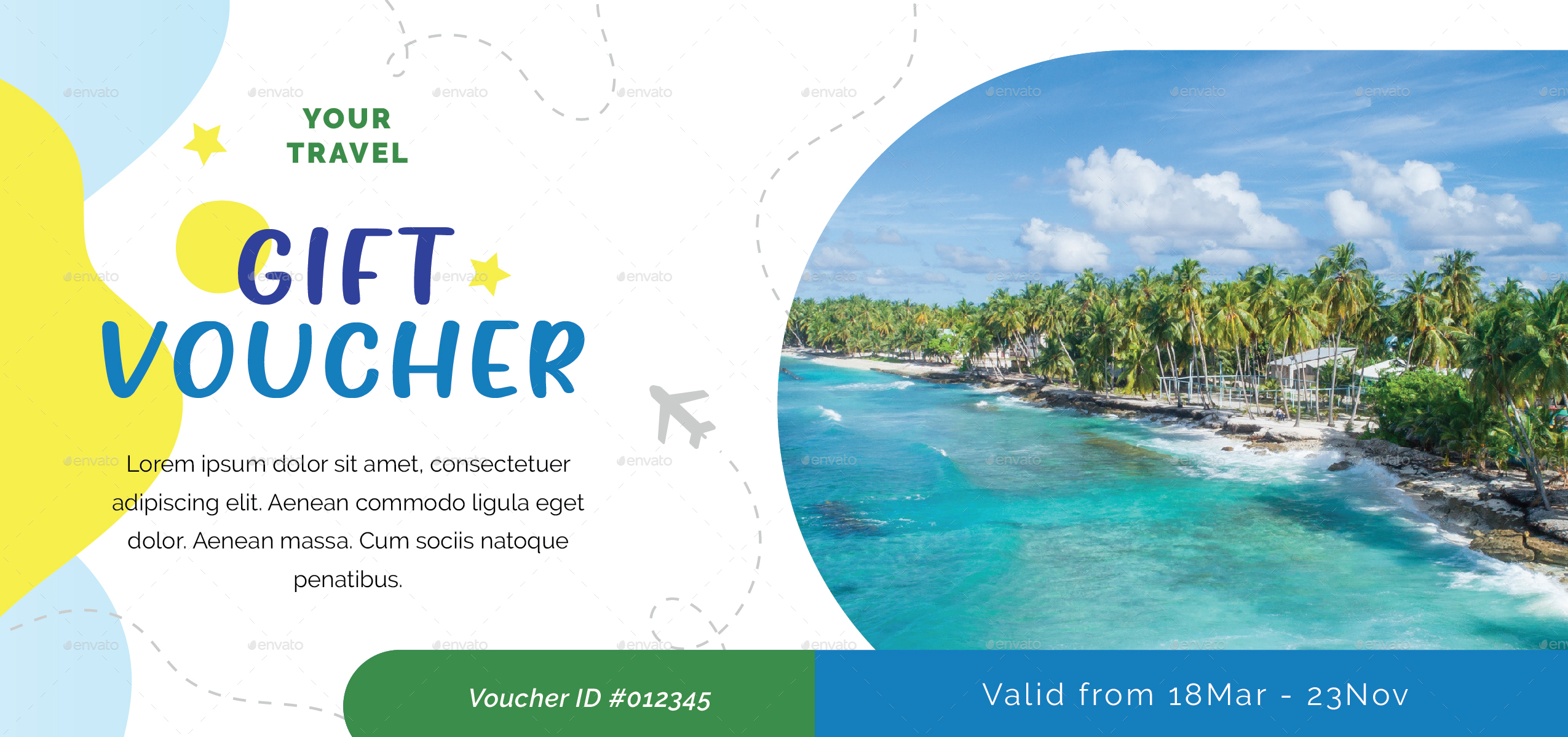 Travel Voucher, Print Templates GraphicRiver
